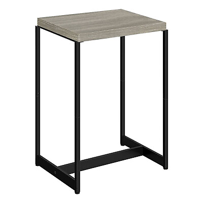 #ad Accent Small Side End Table Snack Table Wood Nightstand w Metal Frame for Home $23.99