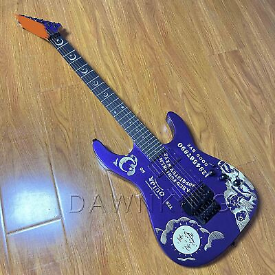 #ad Solid Body Custom purple Ouija Electric Guitar with Moon $266.00