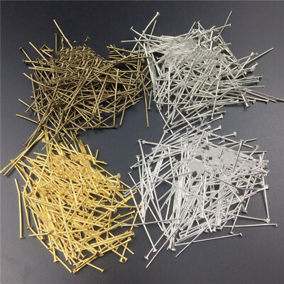 #ad 16 70MM Metal Alloy Plated Flat Pins Jewellery Making Findings Head $1.59