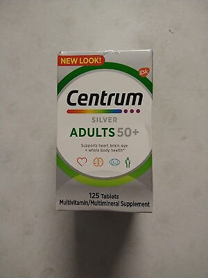 #ad Centrum Silver Adults 50 Multivitamin Multimineral Support 125 ct. Exp 11 2024 $8.95