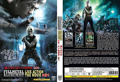 #ad Fullmetal Alchemist Live Movie 1 3 All Region English Dubbed Version DVD $21.99