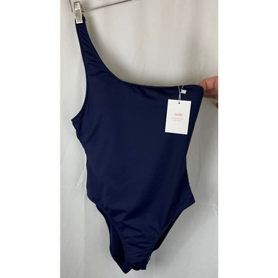 #ad Andie Women#x27;s The Nantucket One Piece Swimsuit Navy Blue Size M AO148 NAVY M $49.00
