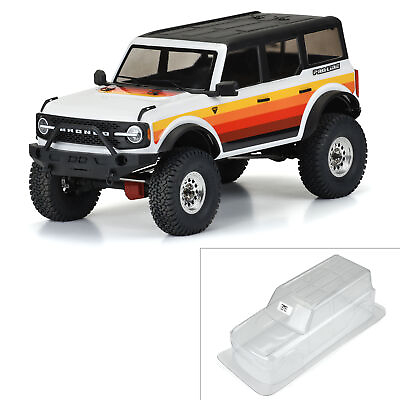 Pro Line Racing 1 10 2021 Ford Bronco Clear Body Set 12.3quot; Wheelbase Crawlers $71.99