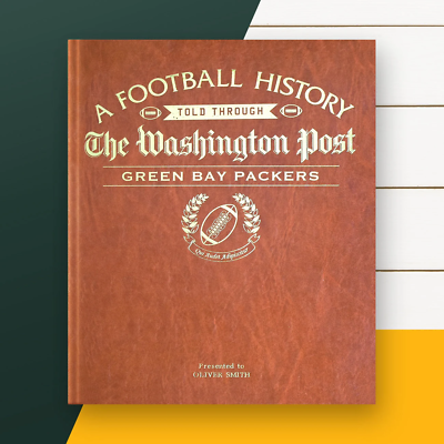#ad Green Bay Packers NFL Gift American Football Newspaper History Book GBP 59.99