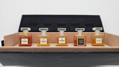 #ad #ad Rare Boxed Set Chanel Fragrance Wardrobe 5 Mini Sample Size Perfumes $185.00