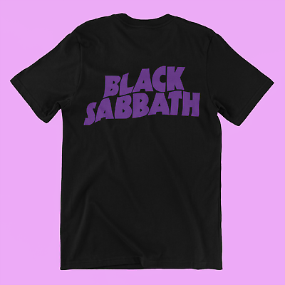 #ad #ad BLACK SABBATH T Shirt Purple Logo Tee Ozzy New all sizes $19.99