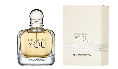 #ad Because It#x27;s you Emporio by Armani perfume women EDP 3.3 100 ml New in Box $120.00