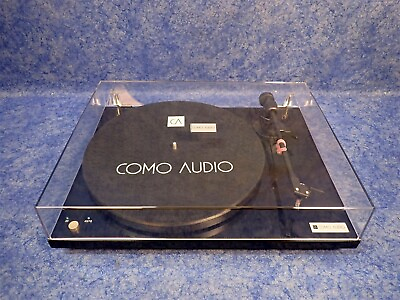 #ad #ad NEW Como Audio Turntable Bluetooth Piano Black Ortofon OM 10 Pro Ject T1 $249.99