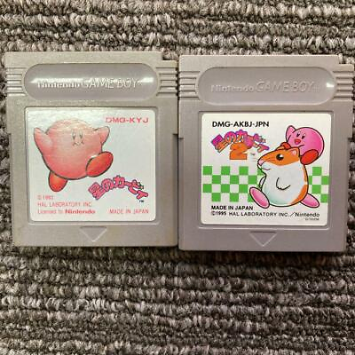 #ad Kirby Games Bundle Lot Dream Land 1 amp; 2 Japan GameBoy Nintendo only Cartridge $26.00