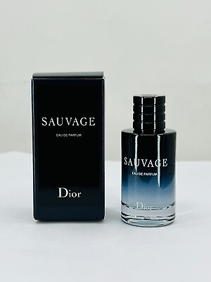 Dior Sauvage Eau De Parfum EDP for Men Mini Splash 10 ml 0.34 oz NIB $39.88