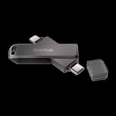 #ad SanDisk 128GB iXpand Flash Drive Luxe for iPhone and iPad SDIX70N 128G GG6NE $42.99