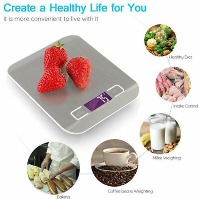 #ad Food Digital Scale Kitchen Weight Grams Oz Small 5000g x 1g Cooking Baking US $13.99