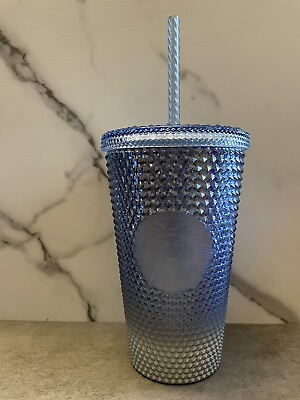 #ad Starbucks 2023 Holiday Bling Ombre Gradient Icicle Studded 16oz Cold Cup Tumbler $39.50