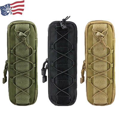 #ad Tactical Molle Folding Knife Cover Pouch Case Belt Loop Nylon Sheath Holster $7.99