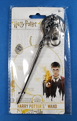 #ad Wizarding World of Harry Potter Harry Potter#x27;s Wand Metal Keychain 4 3 4quot; NEW $10.79