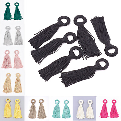 #ad 5pc Polyester Tassel Big Pendant Dangle Charms DIY Crafting Decorations 98 110mm $5.85