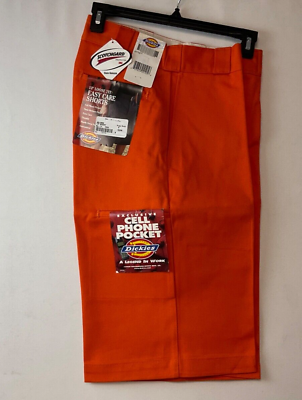 #ad Dickies Shorts Men 29 Waist Work Uniform School 13quot; Cell Phone Pocket Loose Fit $32.00
