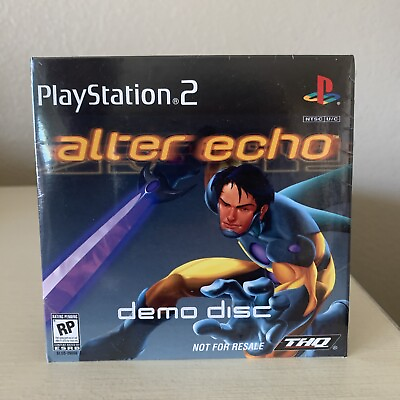 #ad Sealed New Alter Echo Demo Disc Sony PlayStation 2 PS2 Not For Resale THQ 2003 $23.33