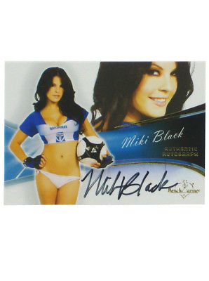 #ad 2013 Benchwarmers Miki Black Authentic Autograph Card Signed Insert #65 $14.95