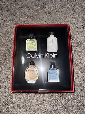 #ad #ad Calvin Klein CK 4 PCS Perfume Mini Gift Set for MEN .5 oz 15 ml each NEW $47.00