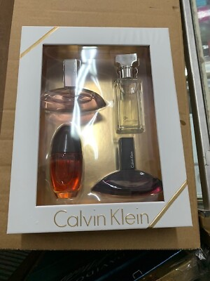 #ad #ad Women Calvin Klein Eternity Obsession Euporie 4 piece Mini Gift Set $69.99