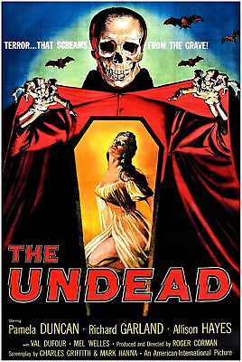 #ad The Undead Vintage Horror Movie Poster $24.99