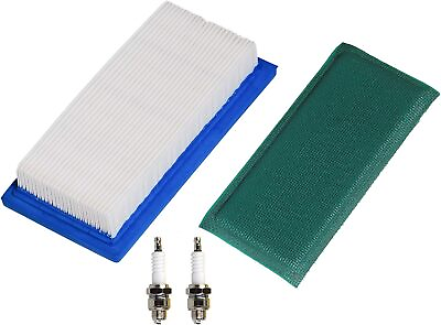 #ad Flat Air Filter with Spark Plug Replacement for 93400 115400 133400 Replace 4945 $13.44