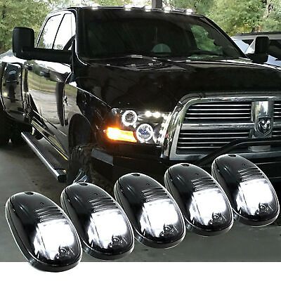 #ad #ad For Dodge RAM 1500 2500 3500 Rooftop Cab Running Light LED 6000K Smoked Lens Kit $191.59