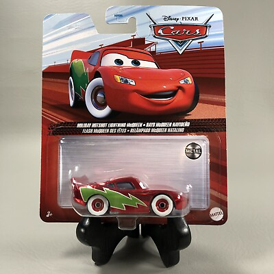 #ad 2022 Disney Pixar Cars RUSTEZE LIGHTNING MCQUEEN V2 Owen Wilson Metal 1:55 NEW $18.99