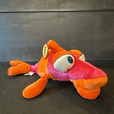 #ad Toy Network Neon Fish 20quot; Plush Stuffed Animal Toy Lips Tag $9.00