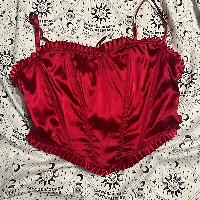 #ad Woman’s Red Sexy Corset $15.00