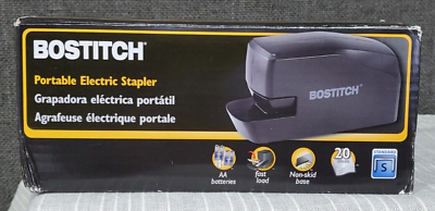 #ad Bostitch Portable Electric Stapler AC Battery MDS20 BLK 20 Sheets NEW $34.99