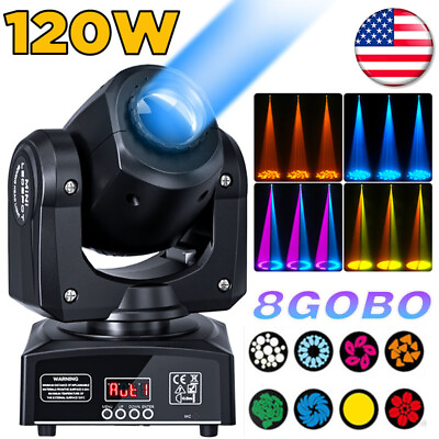 #ad 120W RGBW Moving Head Stage Lighting LED DJ Party Light DMX Beam Disco Lights US $69.91