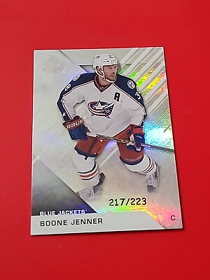 #ad Boone Jenner 2016 17 SP Game Used Edition 217 223 Blue Jackets $2.20