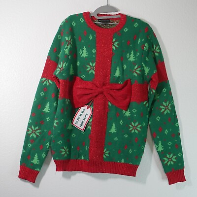 #ad men#x27;s BLIZZARD BAY holiday sweater gift sweater large $24.99