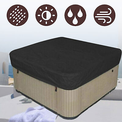 2 Sizes Pool Spa Outdoor Hot Tub SPA Cover Waterproof Dust Proof UV Resistant $45.00