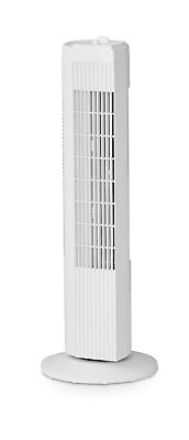 #ad Mainstays 28quot; 3 Speed Oscillating Tower Fan FZ10 19MW White 28quot; Tower Fan $26.21