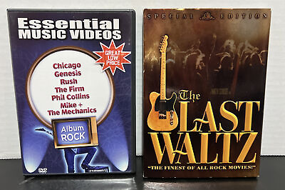 #ad Lot of 2 Essential Music Videos amp; The Last Waltz DVD $20.00