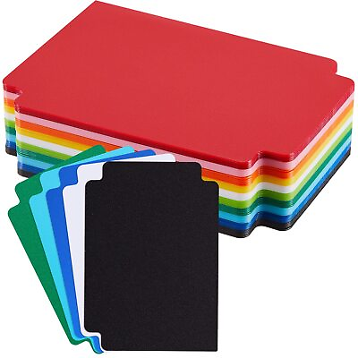 #ad Trading Card Dividers Multicolor Card Page Dividers Frosted Card Separator with $12.16