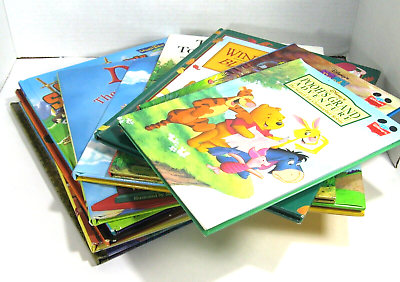 #ad Lot of 10 Kids Child Books Pooh Veggie Classics Dewey Dory Hardcover GREAT $22.00