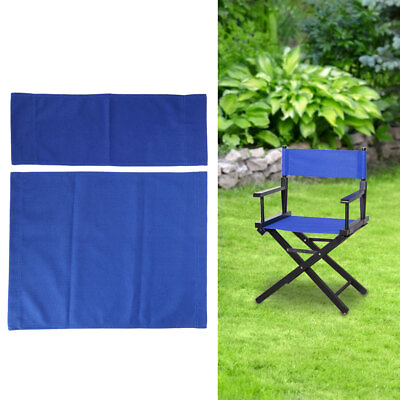 #ad Blue 1 Set Director Chair Canvas Replacement Seat Cloth Home Supplies AOS $13.50