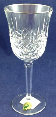 #ad Waterford Crystal Kelsey Platinum Water Goblet $80.88
