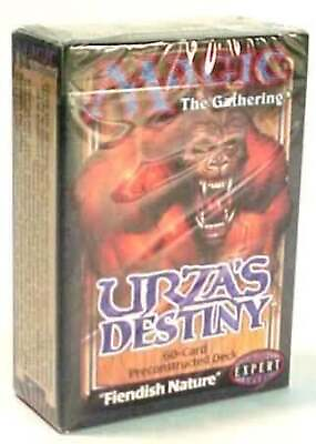 #ad Urza#x27;s Destiny Theme Deck Fiendish Nature ENGLISH SEALED NEW MAGIC ABUGames $79.99