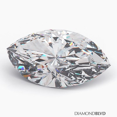 #ad 2.01 Carat K SI1 Ex Cut Marquise Shape AGI Earth Mined Diamond 13.14x6.15x3.97mm $12981.94