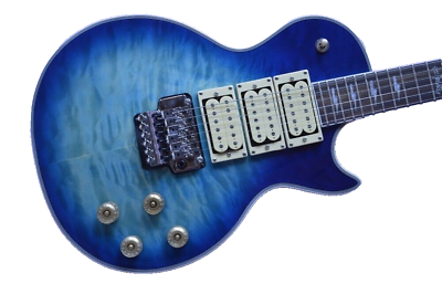 #ad Fit Classic Guitar Sea Blue Mahogany 3 Pickup LP style 6 Strings Custom Guitar $171.00