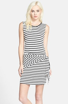 #ad NWT Townsen Jenny Sleeveless Dress Striped black SZ M T0523 $49.99