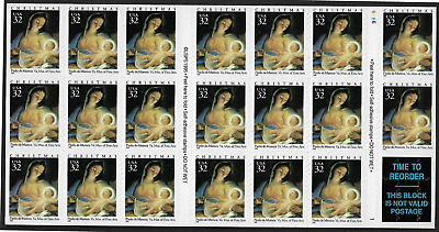 #ad #ad US Stamps Pane Of 20 Madonna And Child #3107 MNH $18.00