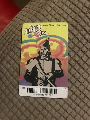 #ad Tin Man Elaut Card The Wizard of Oz Arcade Coin Pusher Game Dave and Busters $3.00