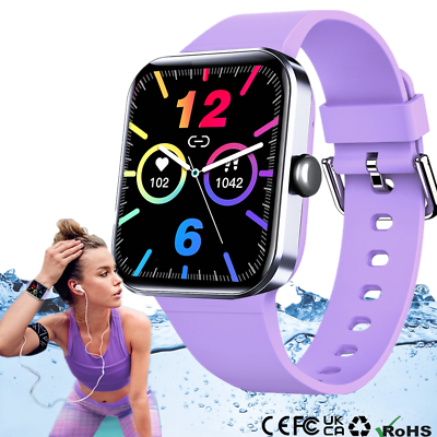 #ad Smart Watch for iPhone Android Waterproof Smart Watch For Men Women Make Calls $28.99