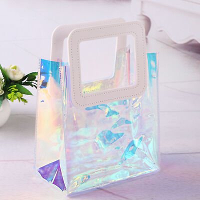 #ad 1* Gift Bags Waterproof Small Gift Bags Gift Wrap Bags PVC With Handle $11.34